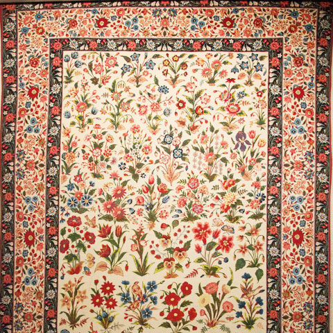 ペルシャ絨毯の各部の名称