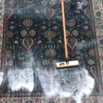 ペルシャ絨毯の水洗い